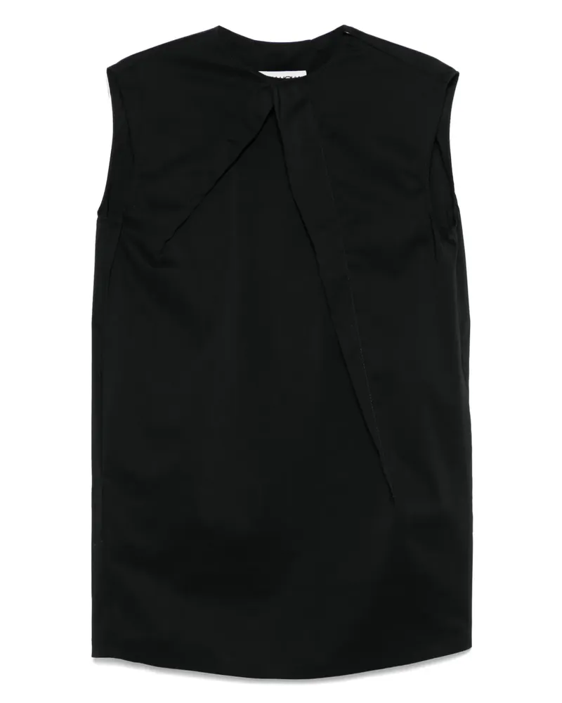 Maison Margiela Plissiertes Minikleid - Schwarz Schwarz