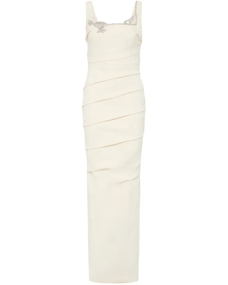 Rachel Gilbert Rhodes Abendkleid - Weiß Weiß