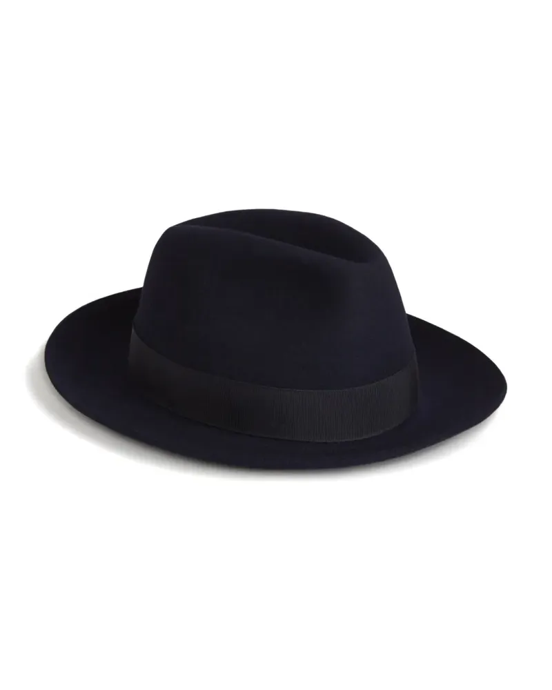 Borsalino Fedora aus Kamelhaar - Blau Blau