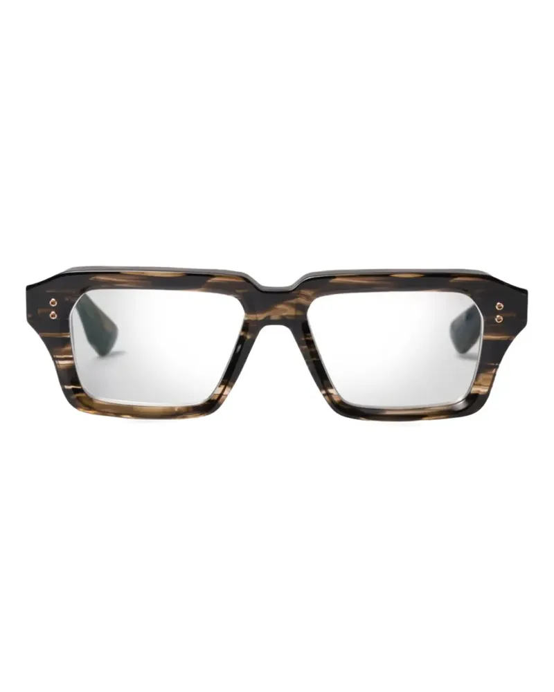 DITA Brille mit eckigem Gestell - Braun Braun