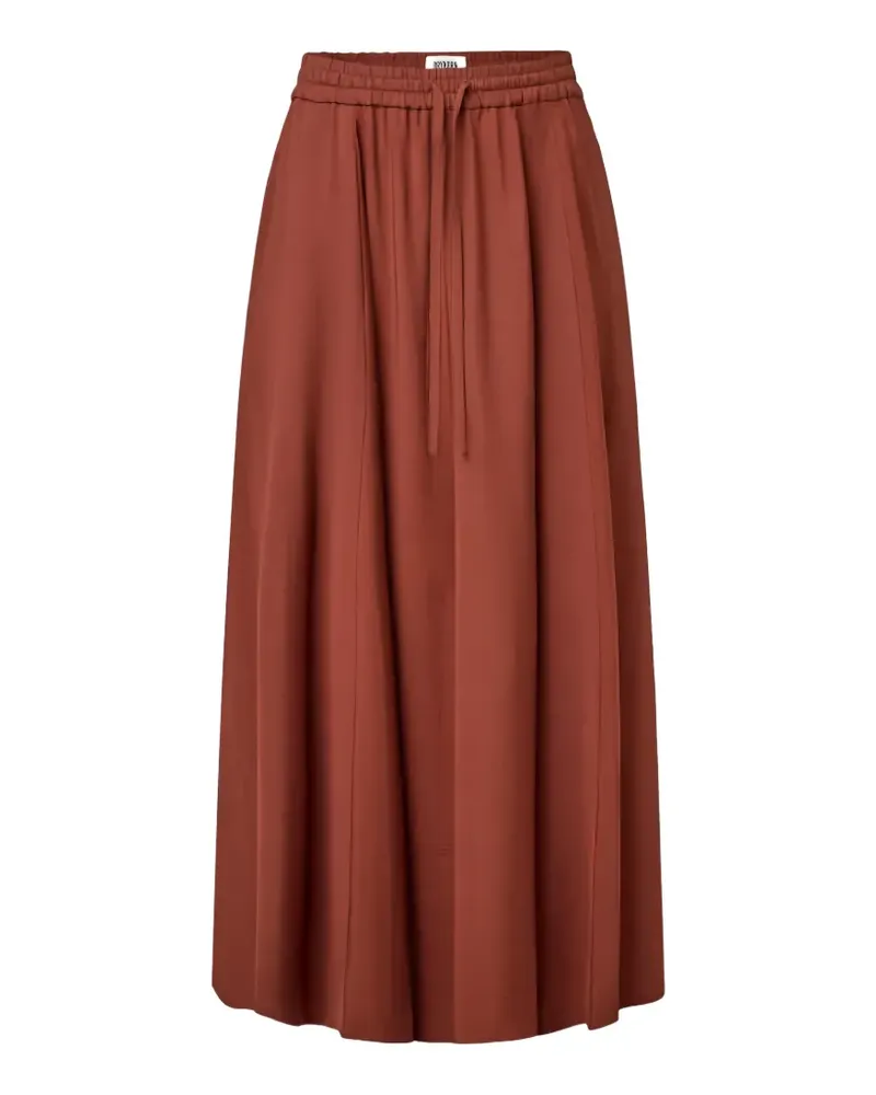 Drykorn Qerime drawstring pleated midi skirt - Braun Braun