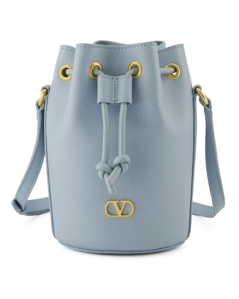 Valentino Garavani Beuteltasche mit VLogo - Blau Blau