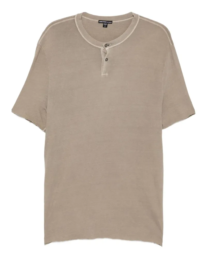 James Perse Klassisches T-Shirt - Nude Nude