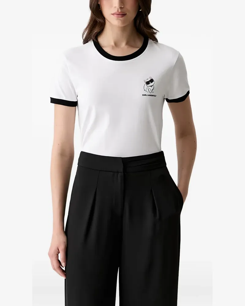Karl Lagerfeld Ikon T-Shirt - Weiß Weiß