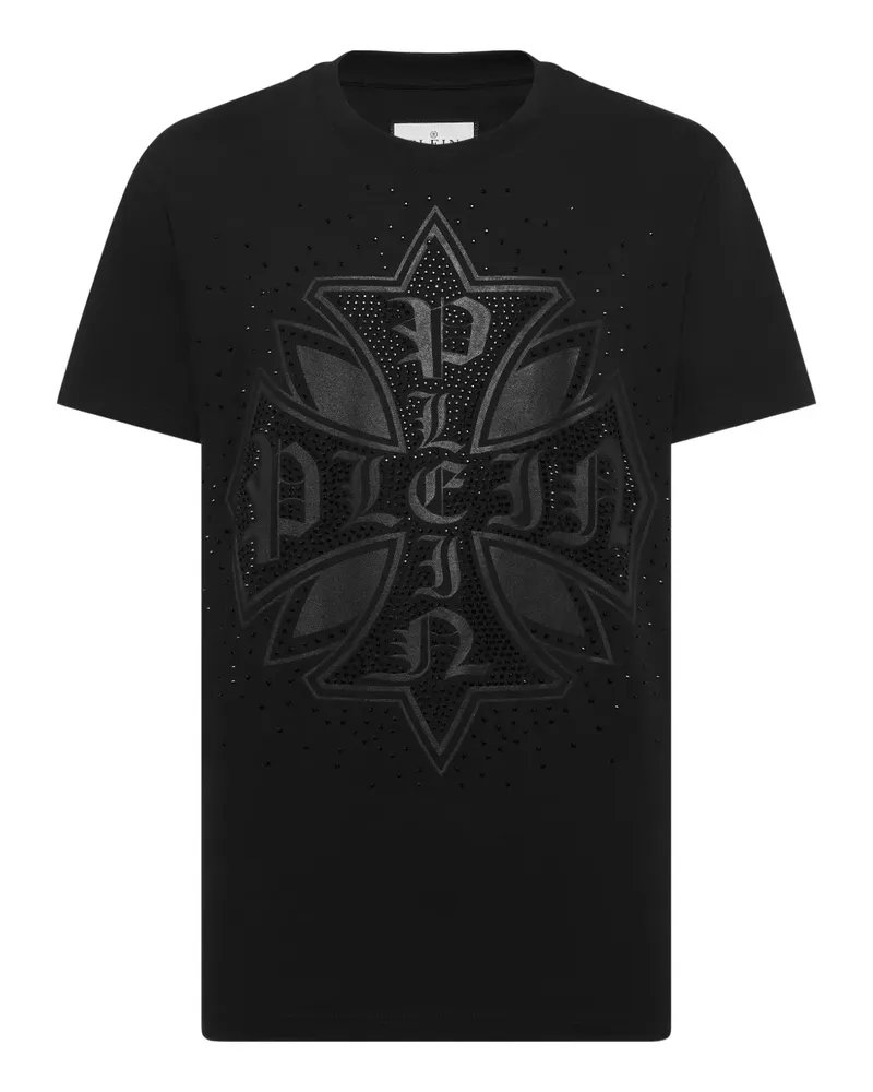 Philipp Plein Cross Stones T-Shirt - Schwarz Schwarz