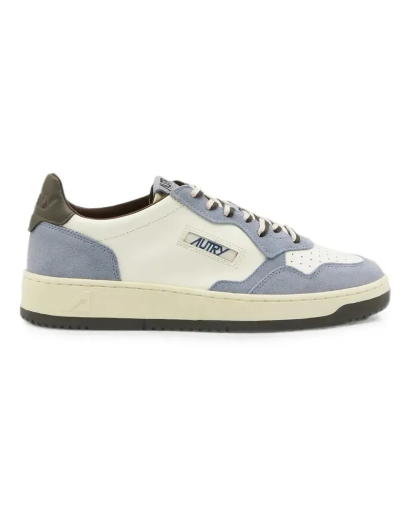 AUTRY Medalist panelled lace-up leather sneakers - Weiß Weiß