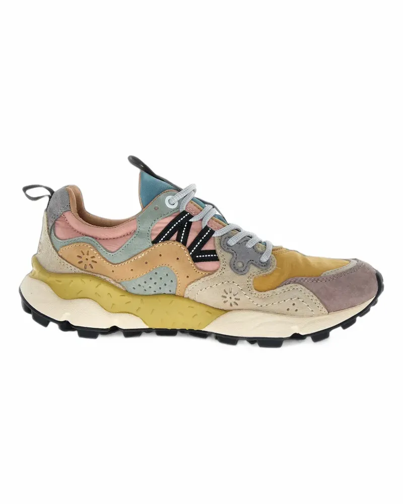 Flower MOUNTAIN Sneakers mit Wildledereinsätzen - Nude Nude