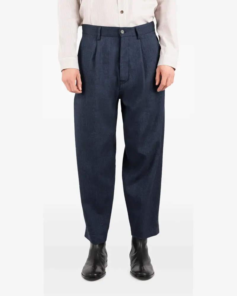 Société Anonyme Japp pleated trousers - Blau Blau