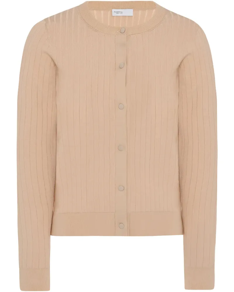 Rosetta Getty Klassischer Cardigan - Nude Nude