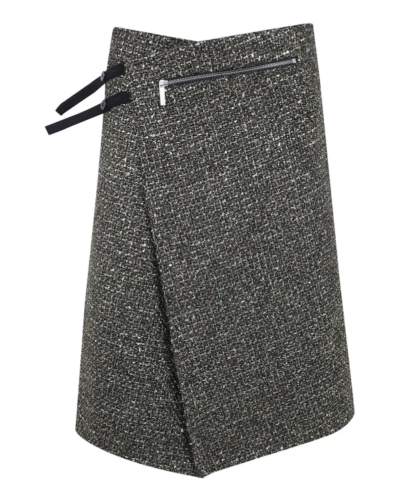 Sapio Wickelrock im Metallic-Look - Schwarz Schwarz