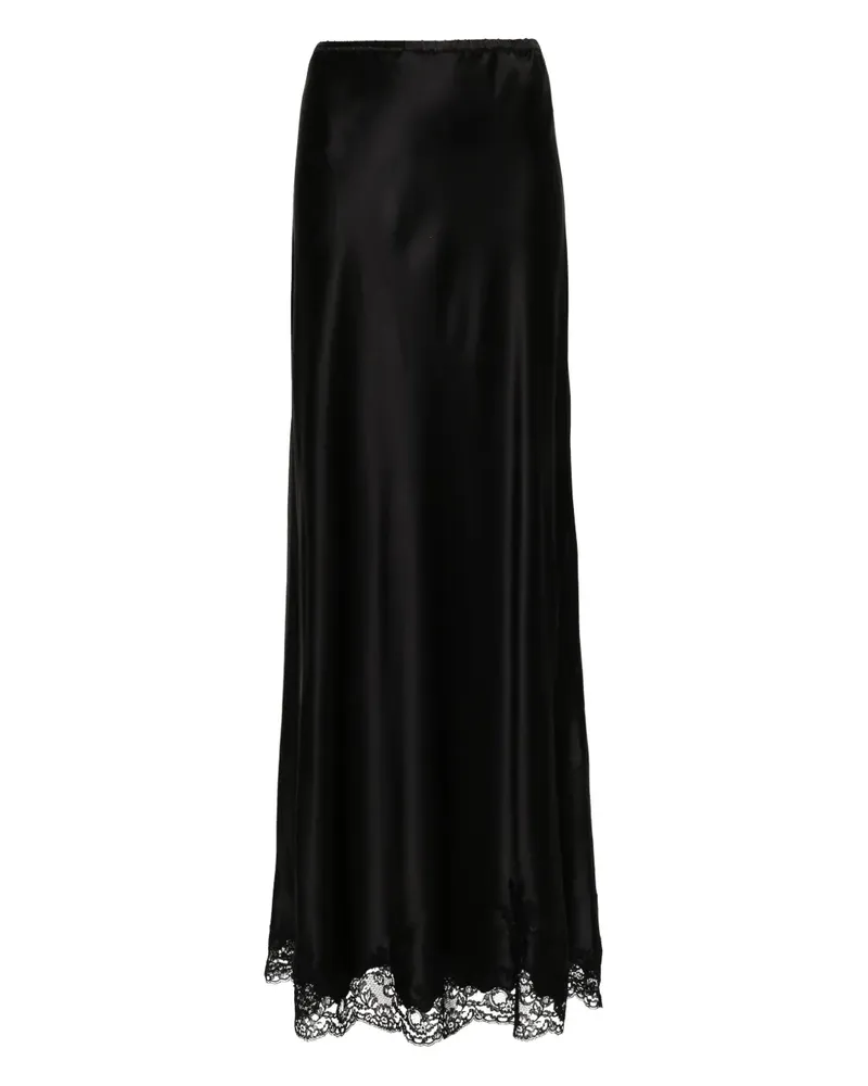 Carine Gilson Rock mit Spitze - Schwarz Schwarz