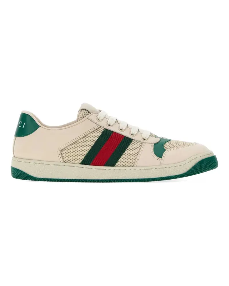 Gucci Screener Sneakers mit Mesh-Einsatz - Nude Nude