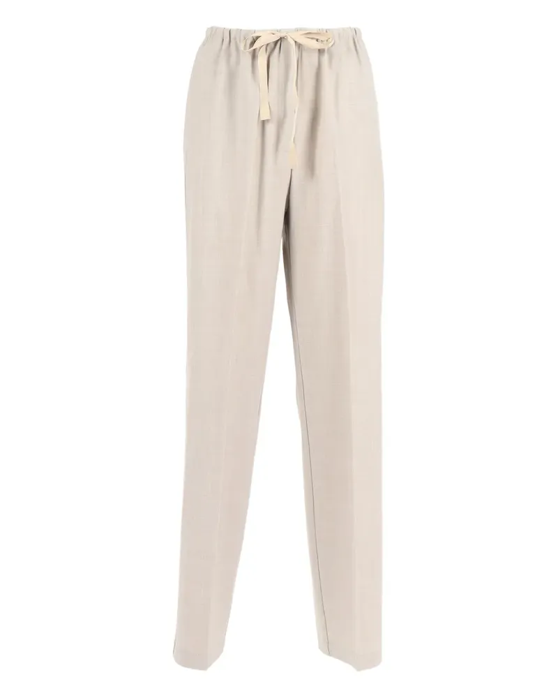 forte_forte Hose mit Kordelzug - Nude Nude