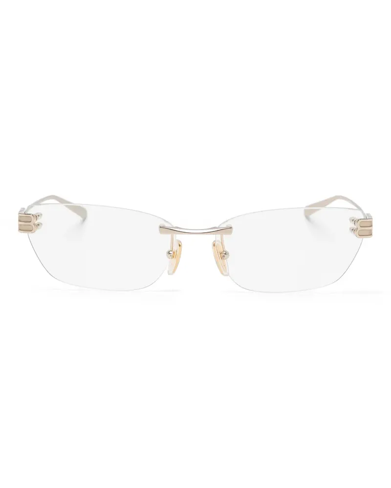 Balenciaga Geometrische Brille - Gold Gold