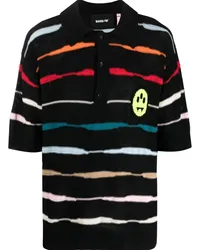 BARROW Gestricktes Poloshirt Schwarz