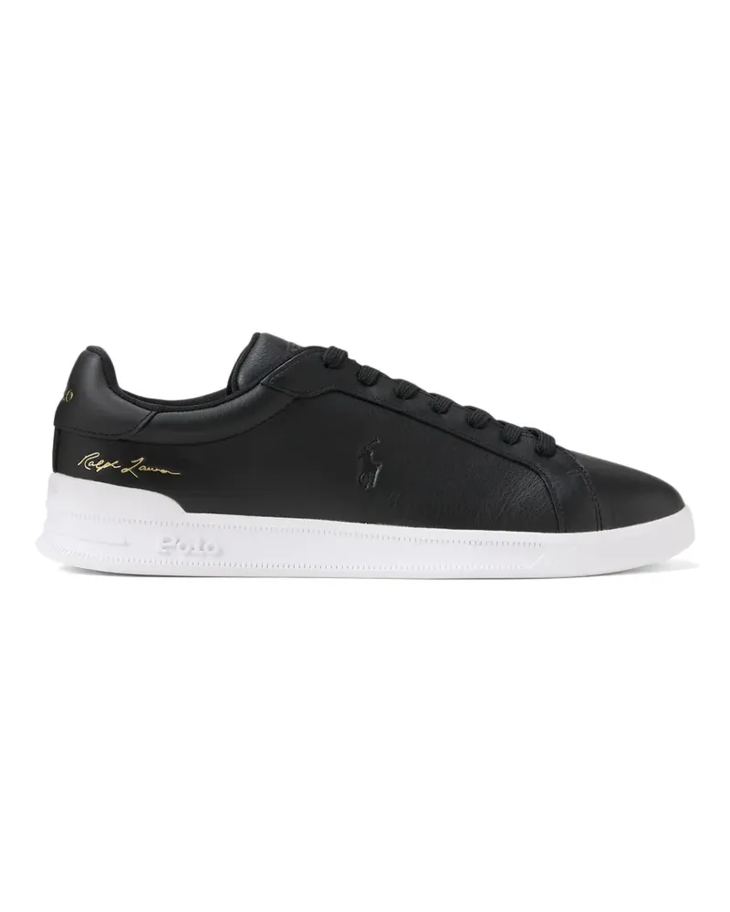 Ralph Lauren Sneakers mit Logo-Print - Schwarz Schwarz