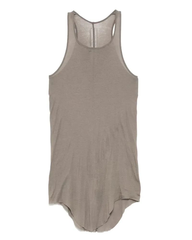 Rick Owens Geripptes Tanktop - Grau Grau
