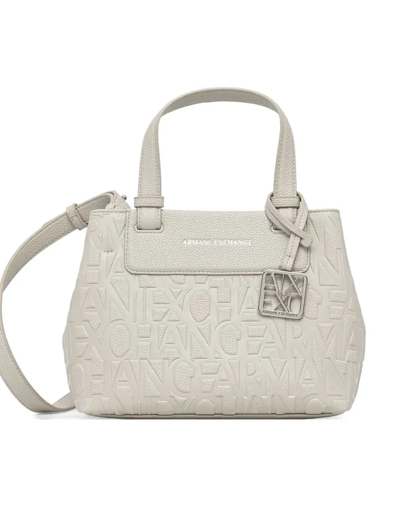 Armani Exchange Shopper mit Logo-Prägung - Nude Nude