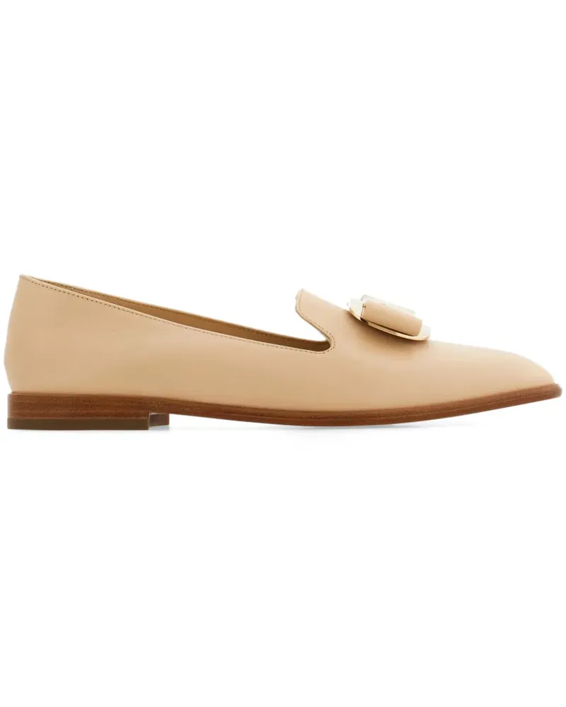 Ferragamo New Vara Loafer - Nude Nude