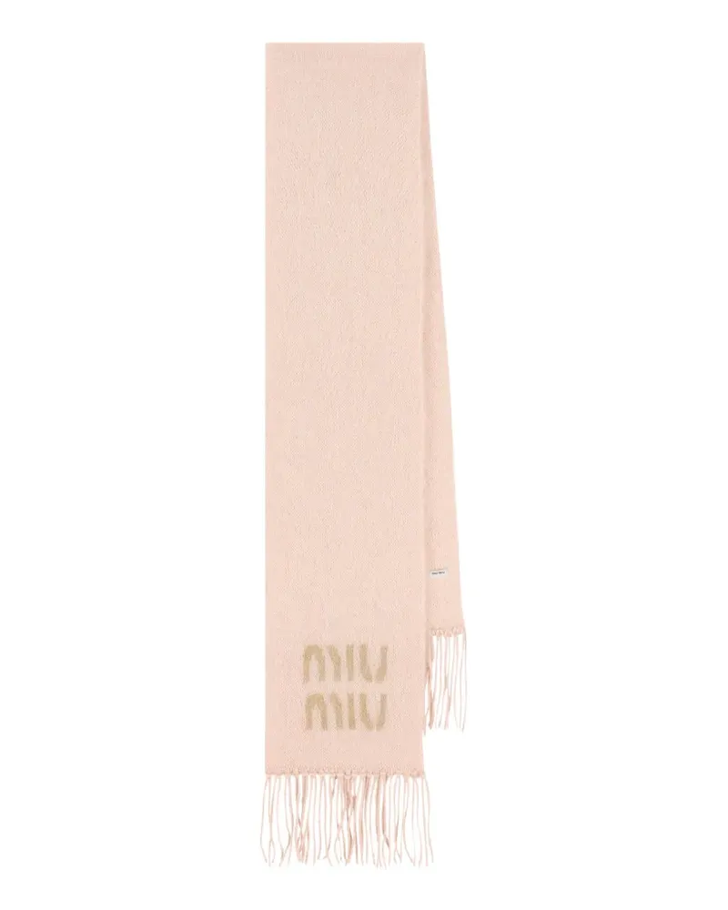 Miu Miu Schal aus Wolle und Mohär - Rosa Rosa