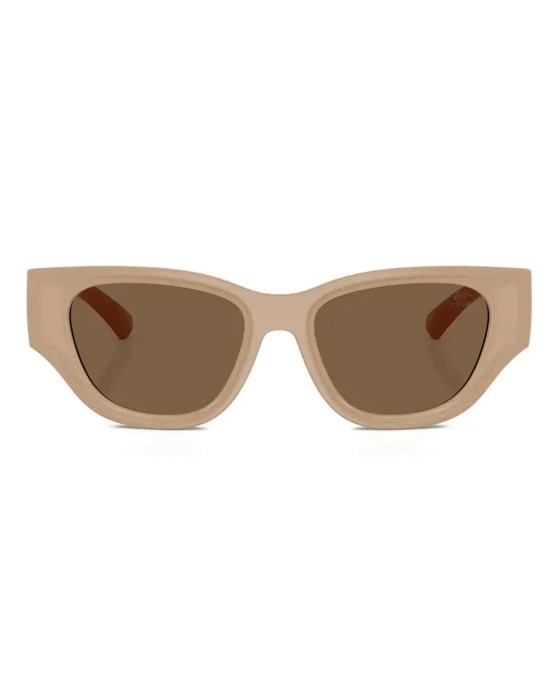 Burberry Sonnenbrille mit rundem Gestell - Nude Nude