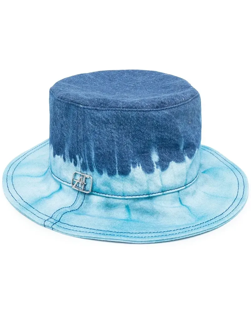 Alberta Ferretti Hut mit Print - Blau Blau