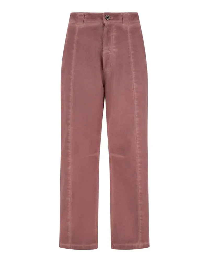 Herno Straight-Leg-Jeans mit Ziernähten - Rosa Rosa