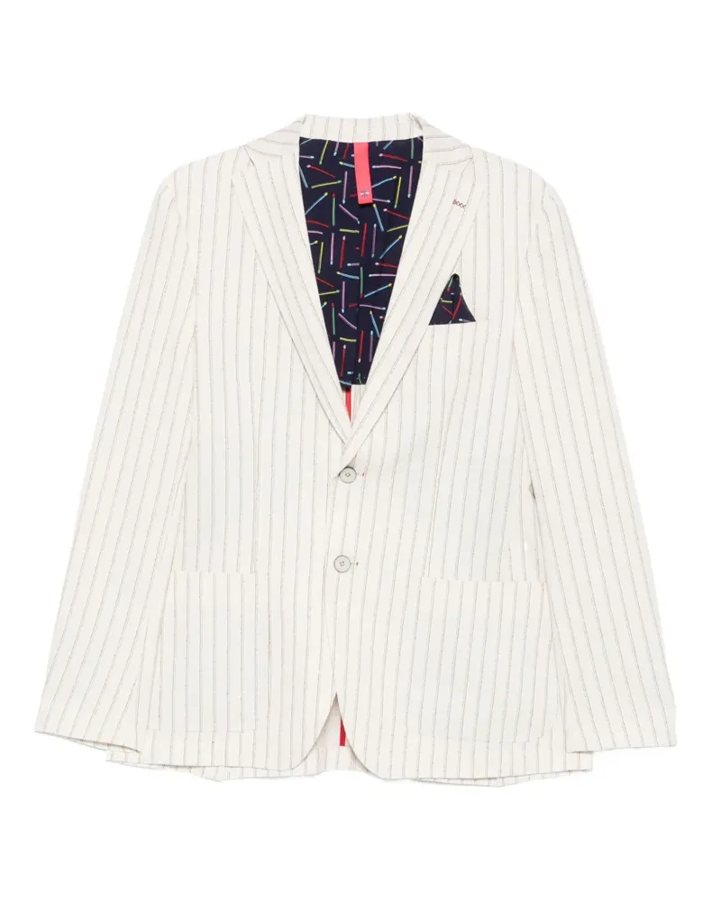 Manuel Ritz single-breasted blazer - Nude Nude