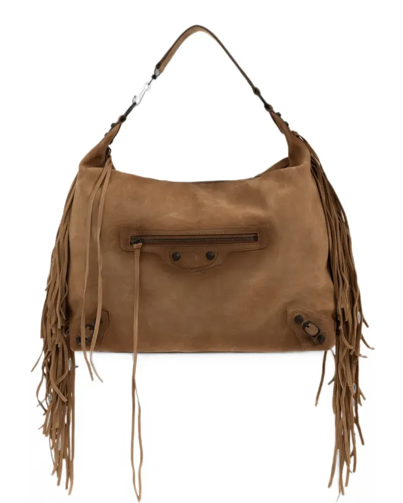 Balenciaga Le City bag medium in camel - Braun Braun