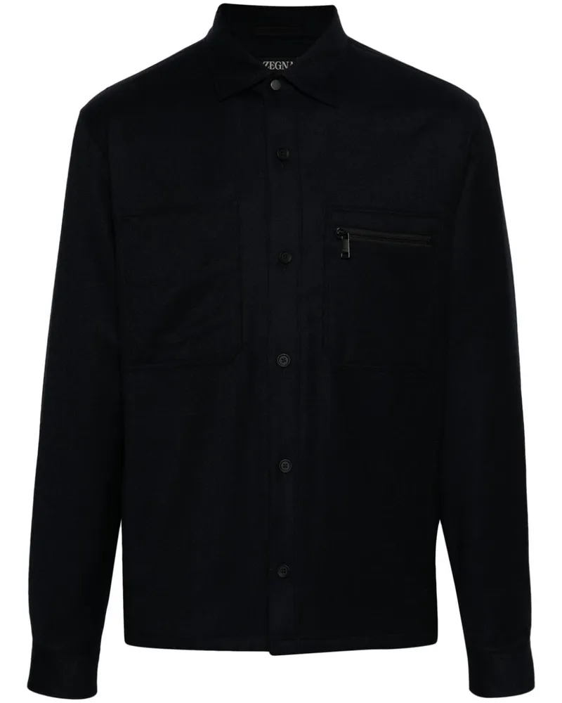 Ermenegildo Zegna Klassisches Hemd - Blau Blau