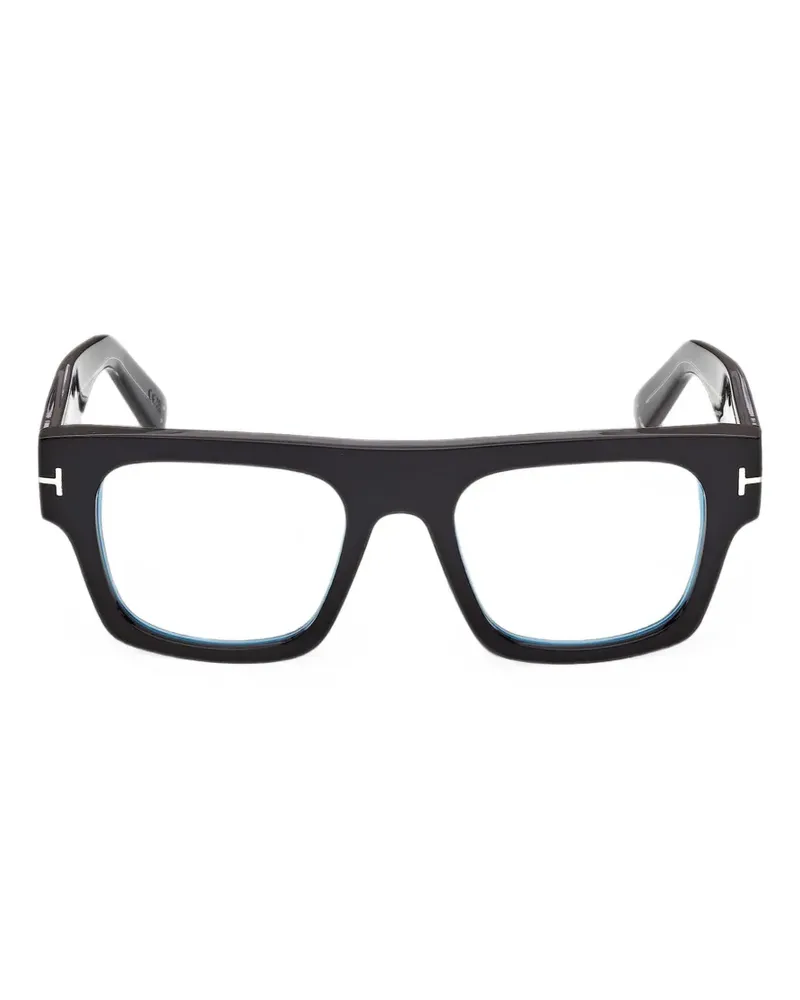 Tom Ford Icon Brille mit eckigem Gestell - Schwarz Schwarz