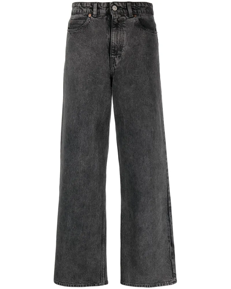 Our Legacy Jeans mit weitem Bein - Schwarz Schwarz