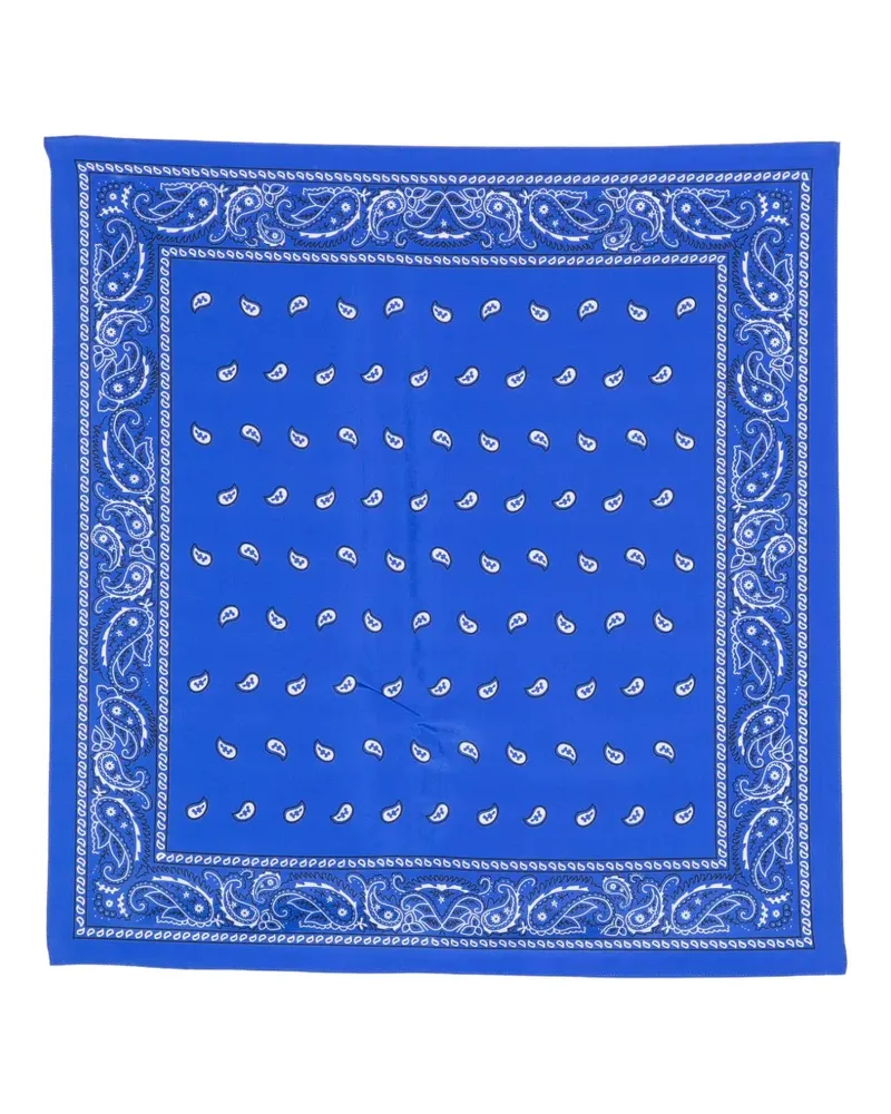 P.A.R.O.S.H. Halstuch mit Paisley-Print - Blau Blau
