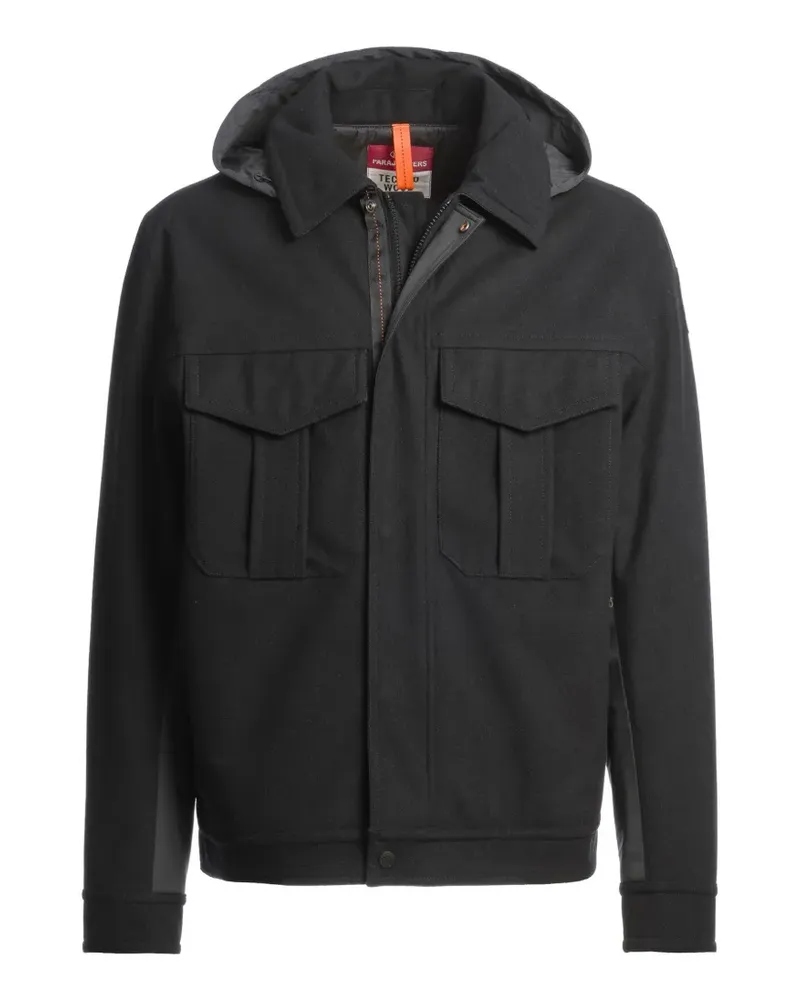 Parajumpers Gefütterte Kapuzenjacke - Schwarz Schwarz