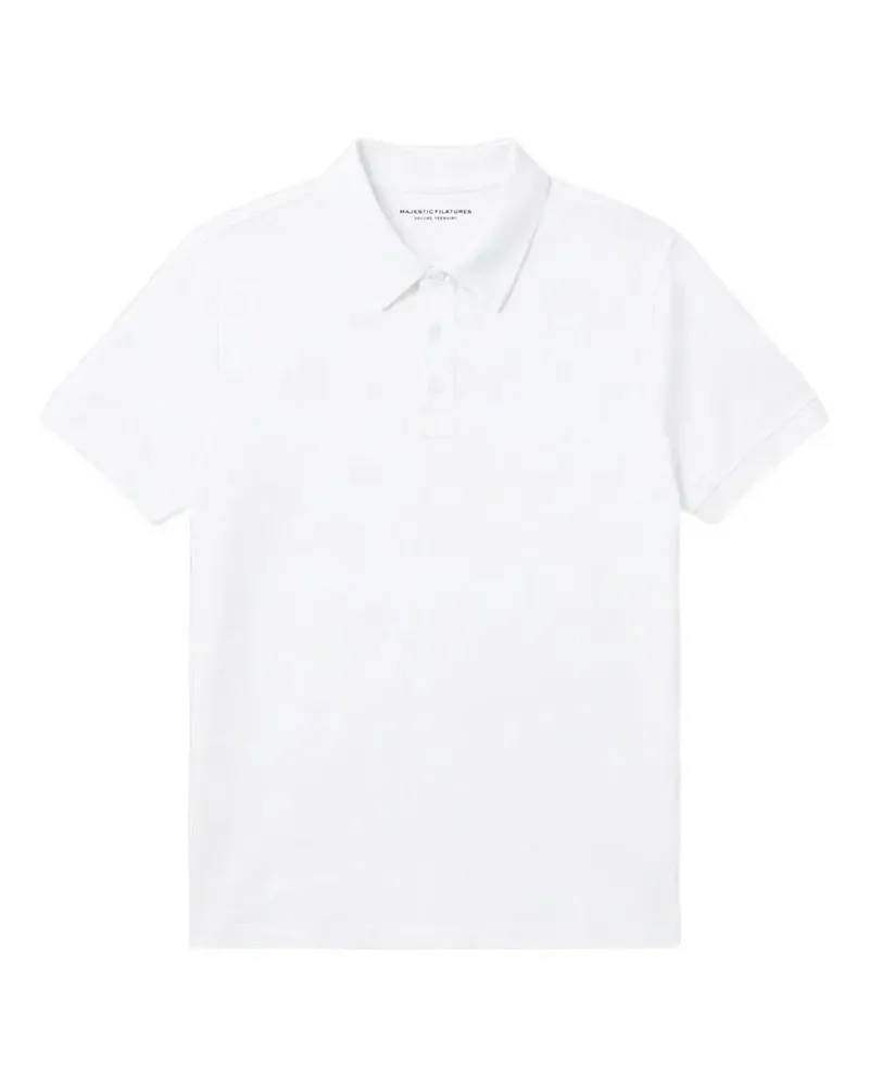 Majestic short-sleeve polo shirt - Weiß Weiß