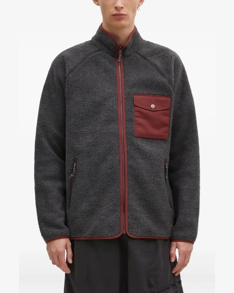 Fjäll Räven Sweatshirt mit Reißverschluss - Grau Grau