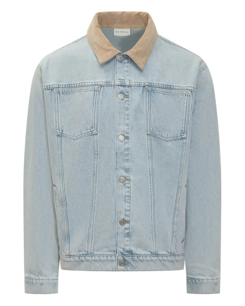 Drôle de Monsieur La Veste Jean Délavée Jeansjacke - Blau Blau