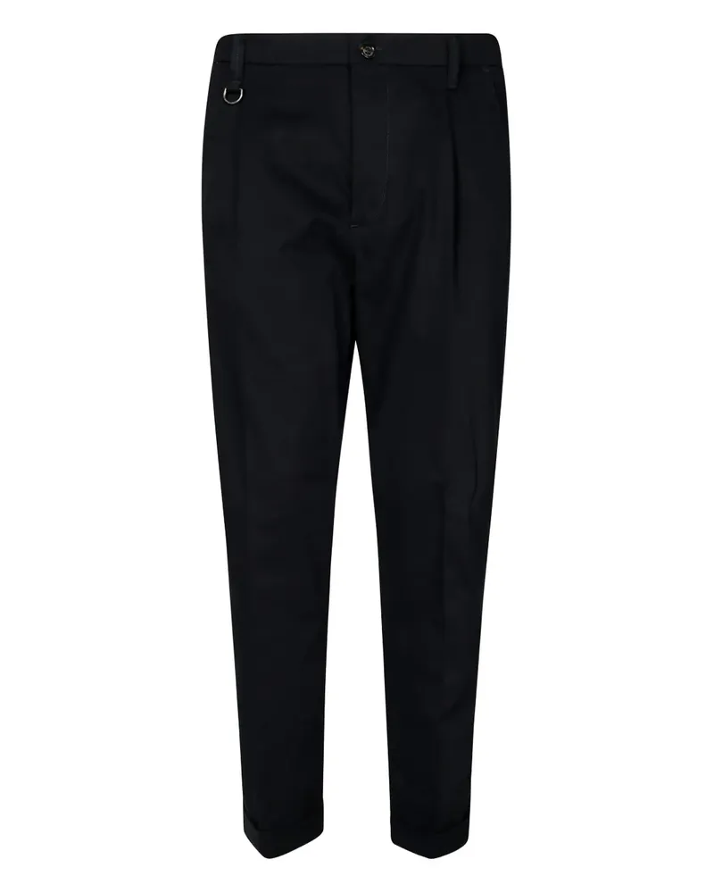 Paolo Pecora Milano pleated trousers - Blau Blau