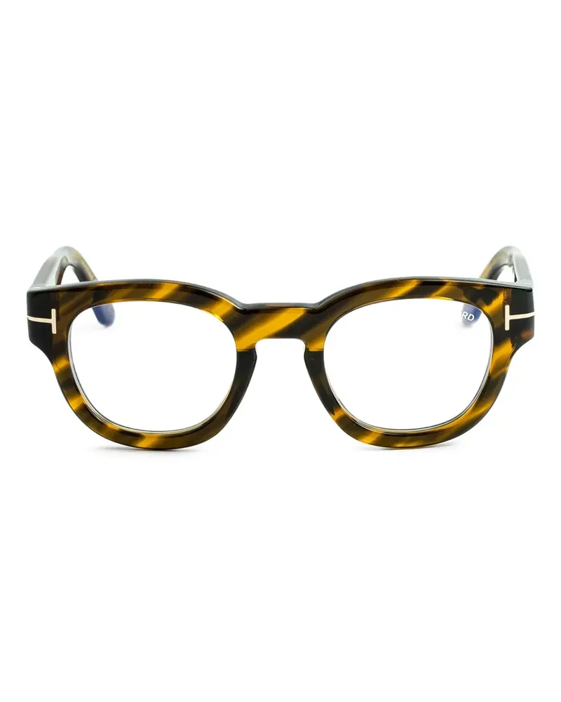 Tom Ford Brille mit eckigem Gestell - Braun Braun