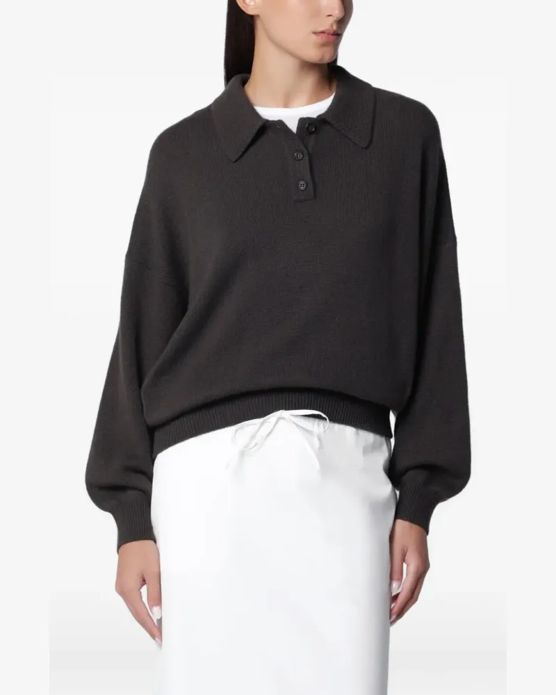 Lisa Yang Etta Poloshirt aus Kaschmir - Braun Braun