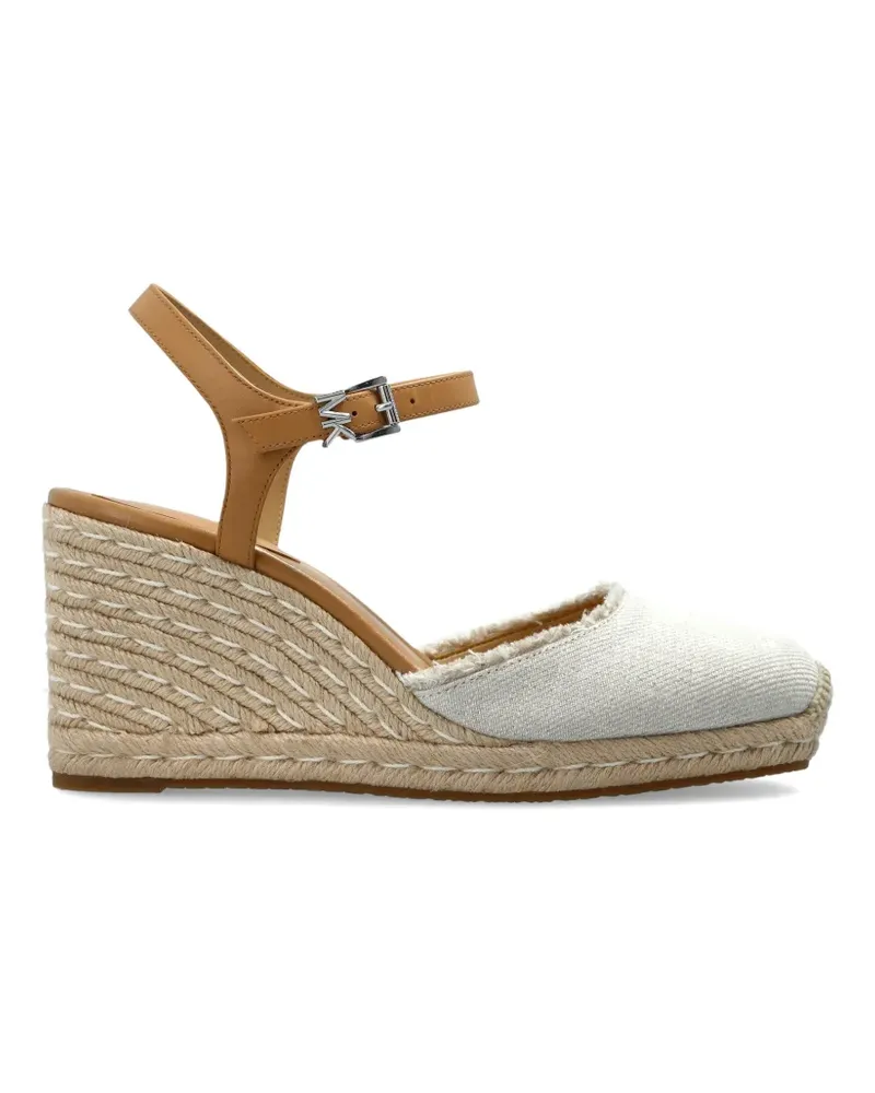Michael Kors frayed ankle strap espadrilles - Nude Nude