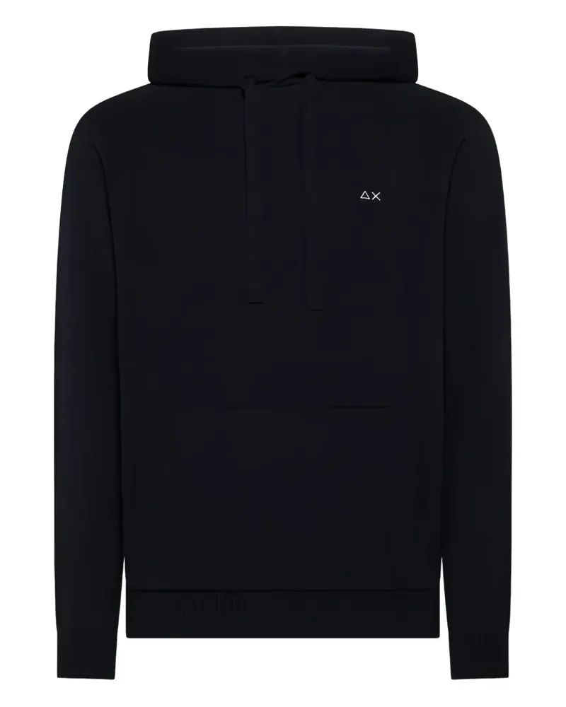 Sun68 Hoodie mit Logo-Stickerei - Blau Blau