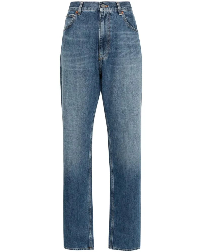 Valentino Garavani Jeans mit geradem Bein Blau