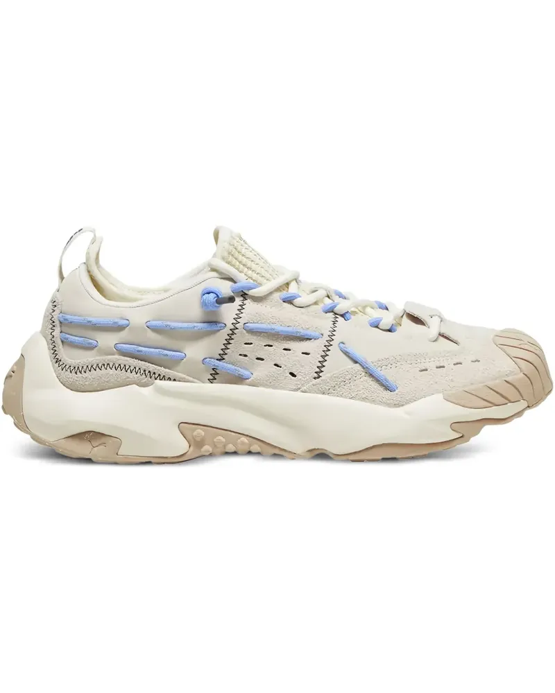 Puma Plexus "Pristine/Elektro Purple" Sneakers - Nude Nude