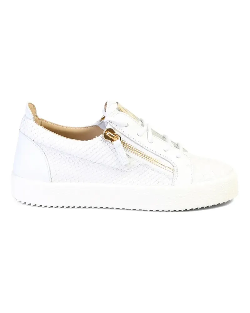 Giuseppe Zanotti Nicki' Sneakers mit Schlangenleder-Optik - Schwarz Schwarz