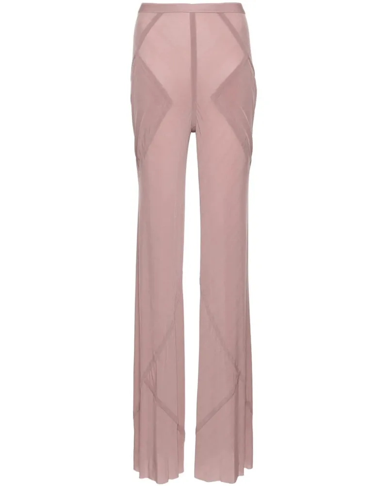 Rick Owens Ausgestellte Hose mit Nahtdetail - Rosa Rosa