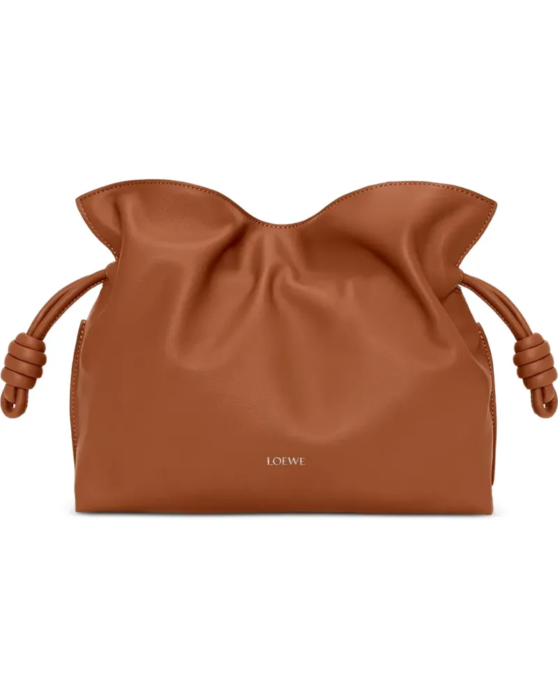 Loewe Mittelgroße 'Flamenco' Schultertasche - Nude Nude