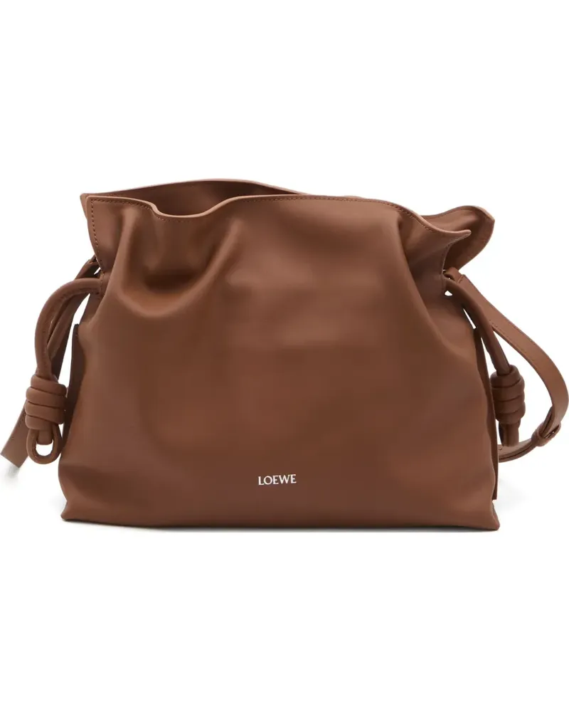 Loewe medium Flamenco clutch bag - Braun Braun