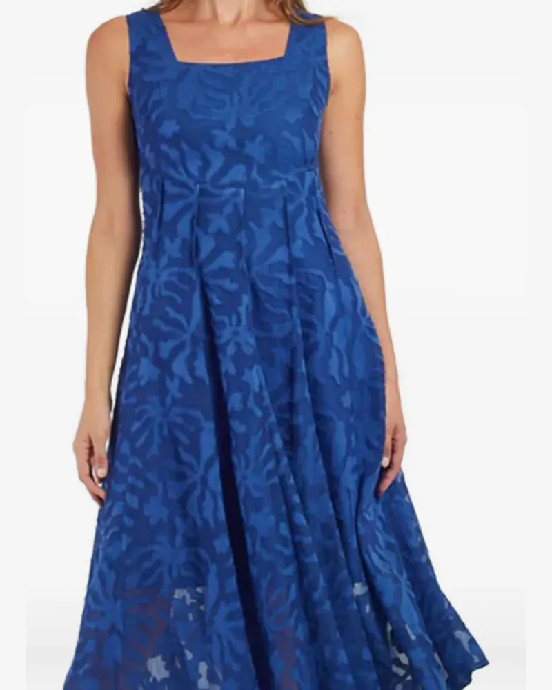 Derhy Gatiane Minikleid mit Blumen - Blau Blau