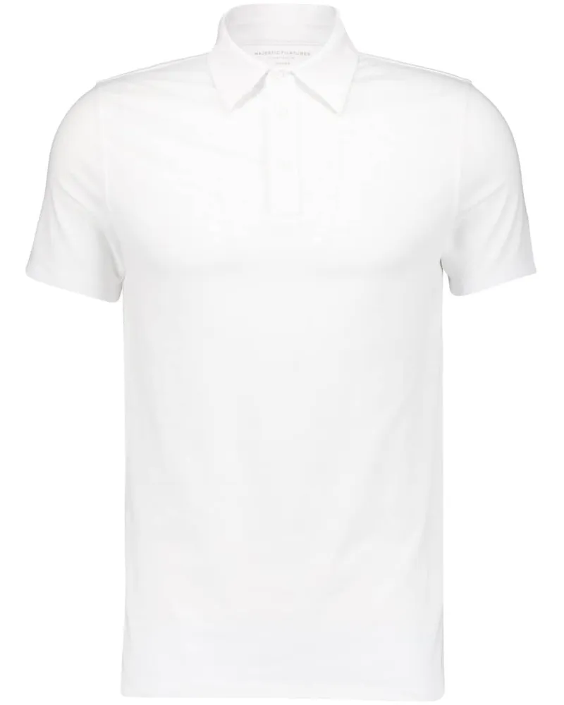 Majestic Poloshirt aus Bio-Baumwolle - Weiß Weiß